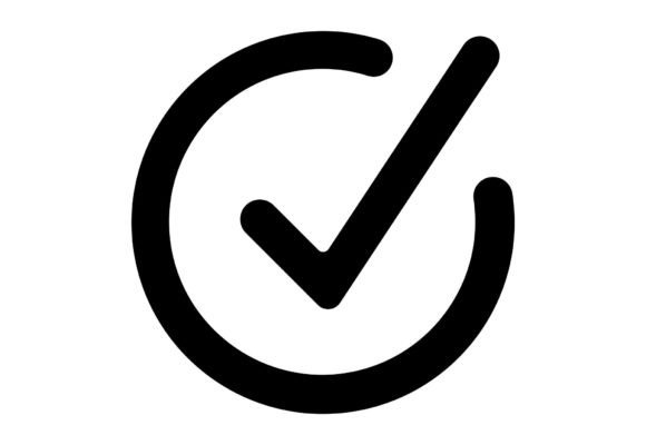 Check Hook Icon Symbol: Minimalist Icons & Graphics