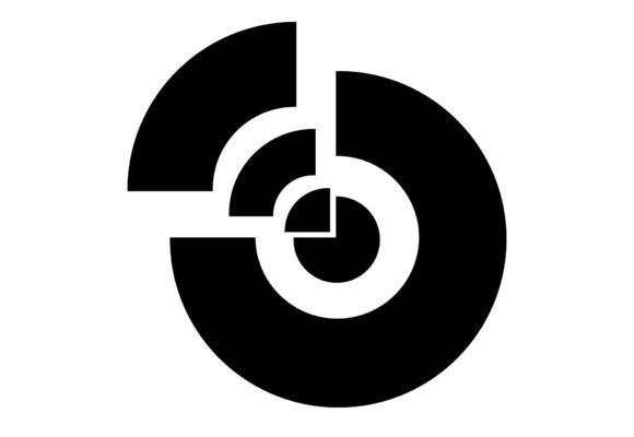Core Icon Circle Graph Vector: Minimalist Icons & Graphics