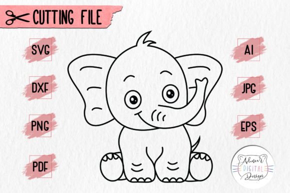 Elephant Graphics for Crafts & Local Branding
