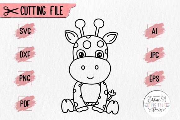 Giraffe Graphics for Crafts & Creative Branding