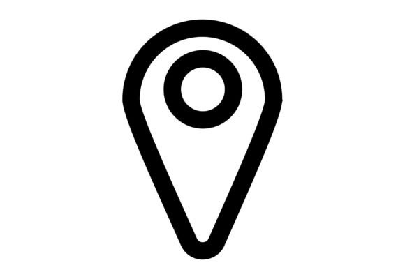 Glyph Location Icon Design: Minimalist Icons & Graphics