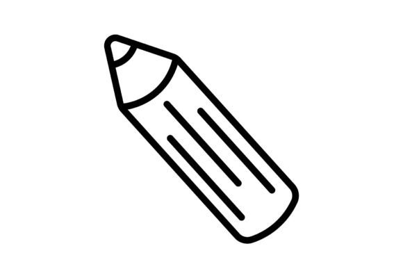 Outline Pen Clipart Design: Minimalist Icons & Graphics