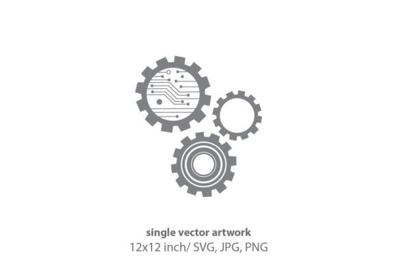 Technology, Gear Mother Board Graphics & Icons
